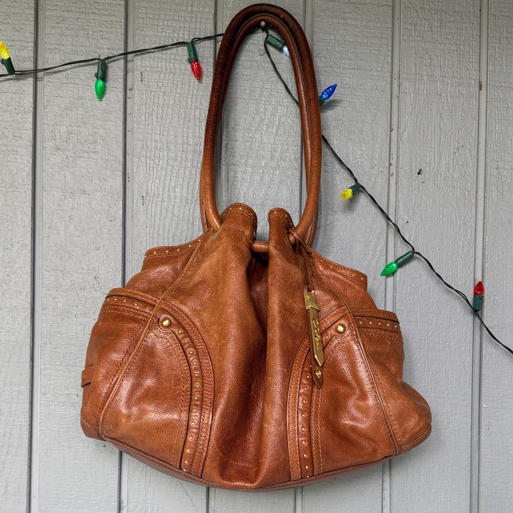 Cole Haan Brown Leather Shoulder Bag